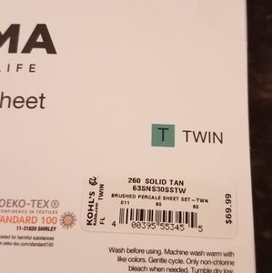 Sonoma Twin Sheet set